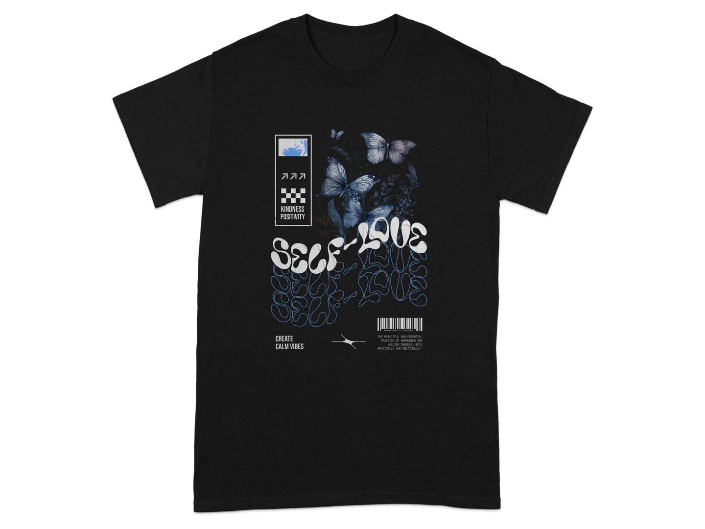 Self-Love Choose Calm Vibes Graphic T-Shirt