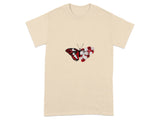 Graphic Tee Butterfly and Flowers Design