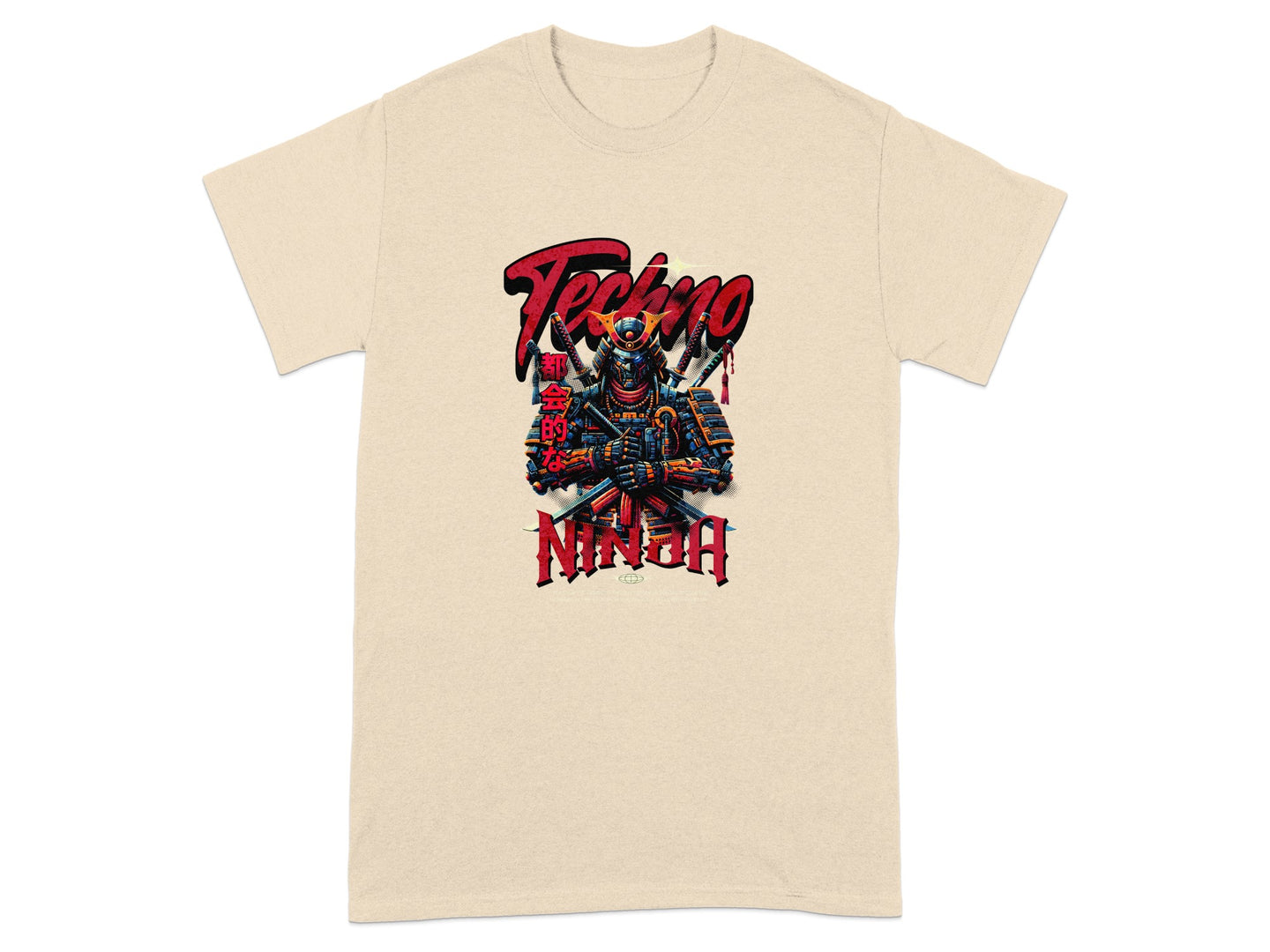 Techno Ninja Graphic Samurai Warrior Artwork Shirt