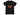 Skull with Floral and Eye Print Black T-Shirt