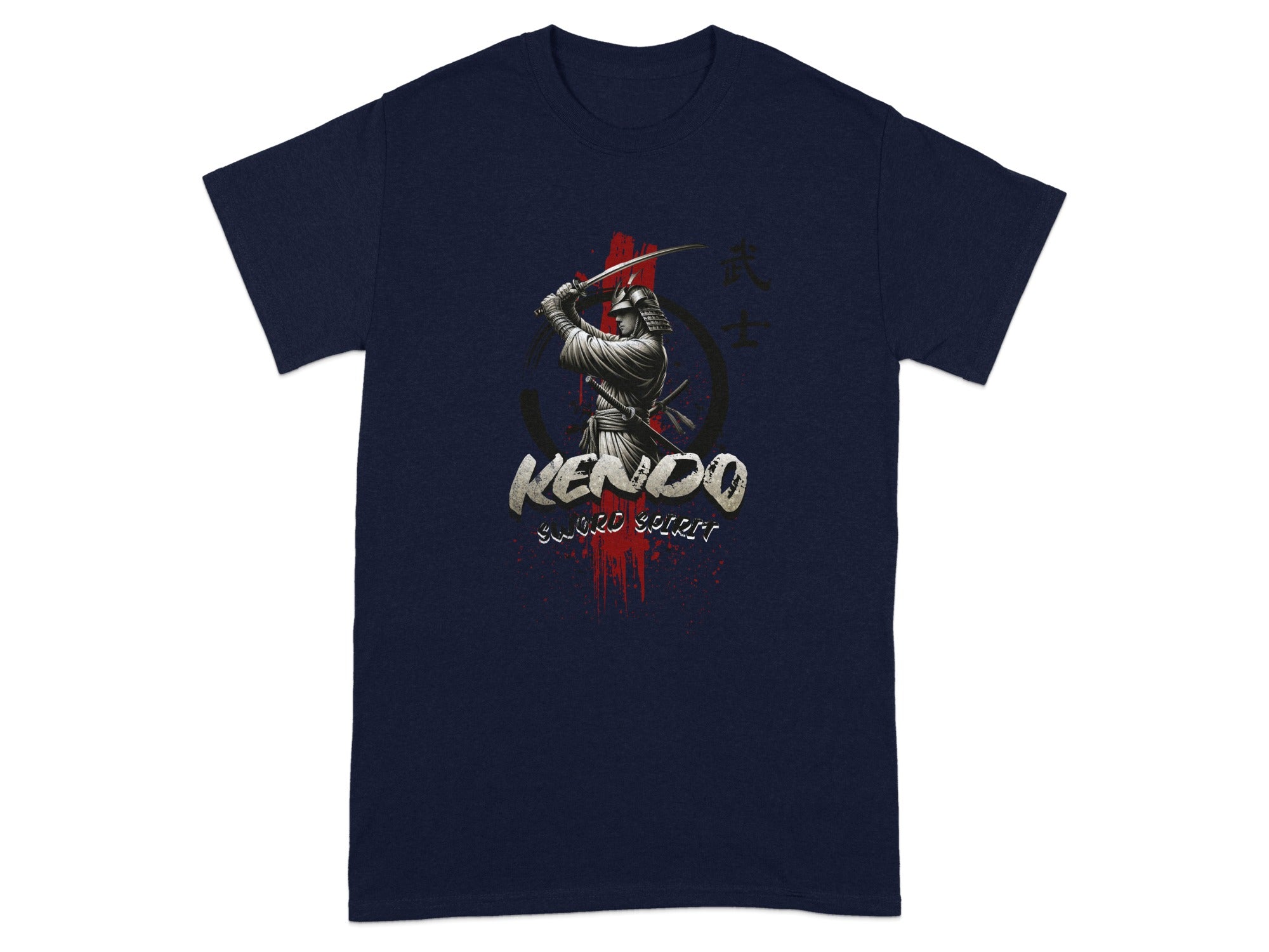 Kendo Sword Sports Graphic Tee Shirt Cotton T Shirt