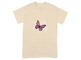 Trendy Graphic Tee with Butterfly Design Shirt