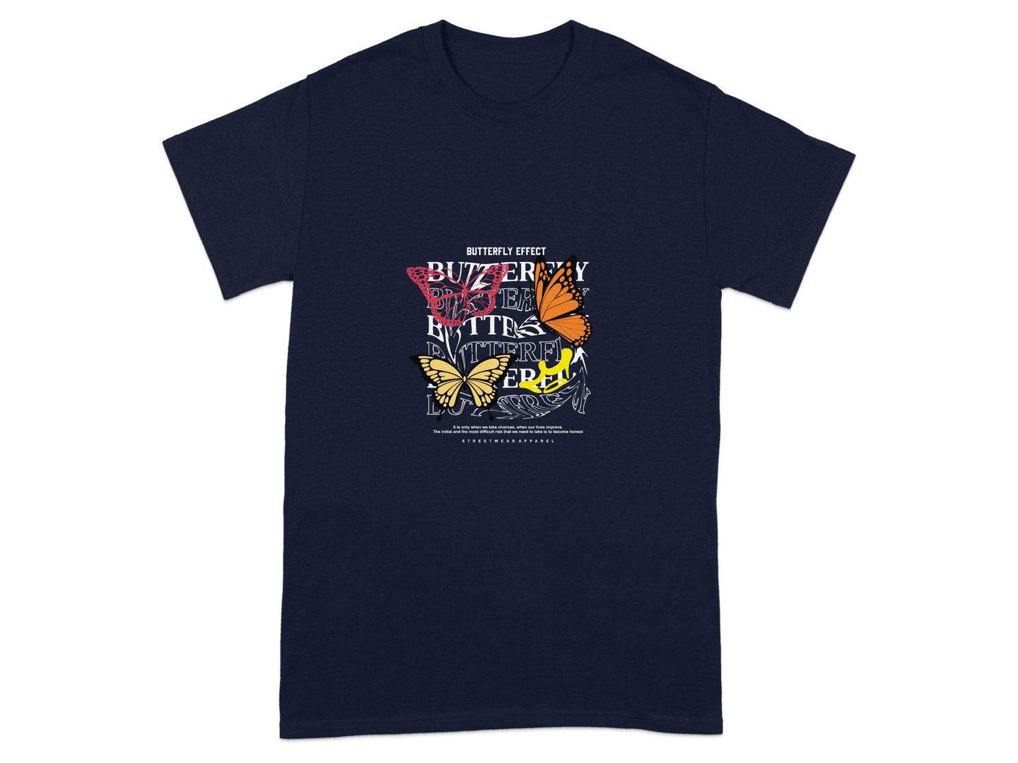 Butterfly Effect Stylish Graphic T-shirt Fashion Apparel