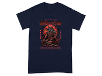 Graphic Tee Featuring Detailed Samurai Design