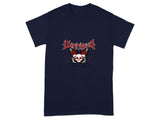 Darkness Skull and Butterflies Graphic T-Shirt