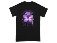 Freedom Artist Purple Butterfly Evolution Shirt
