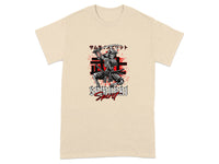 Japanese Samurai Sword Skeleton Graphic T-Shirt