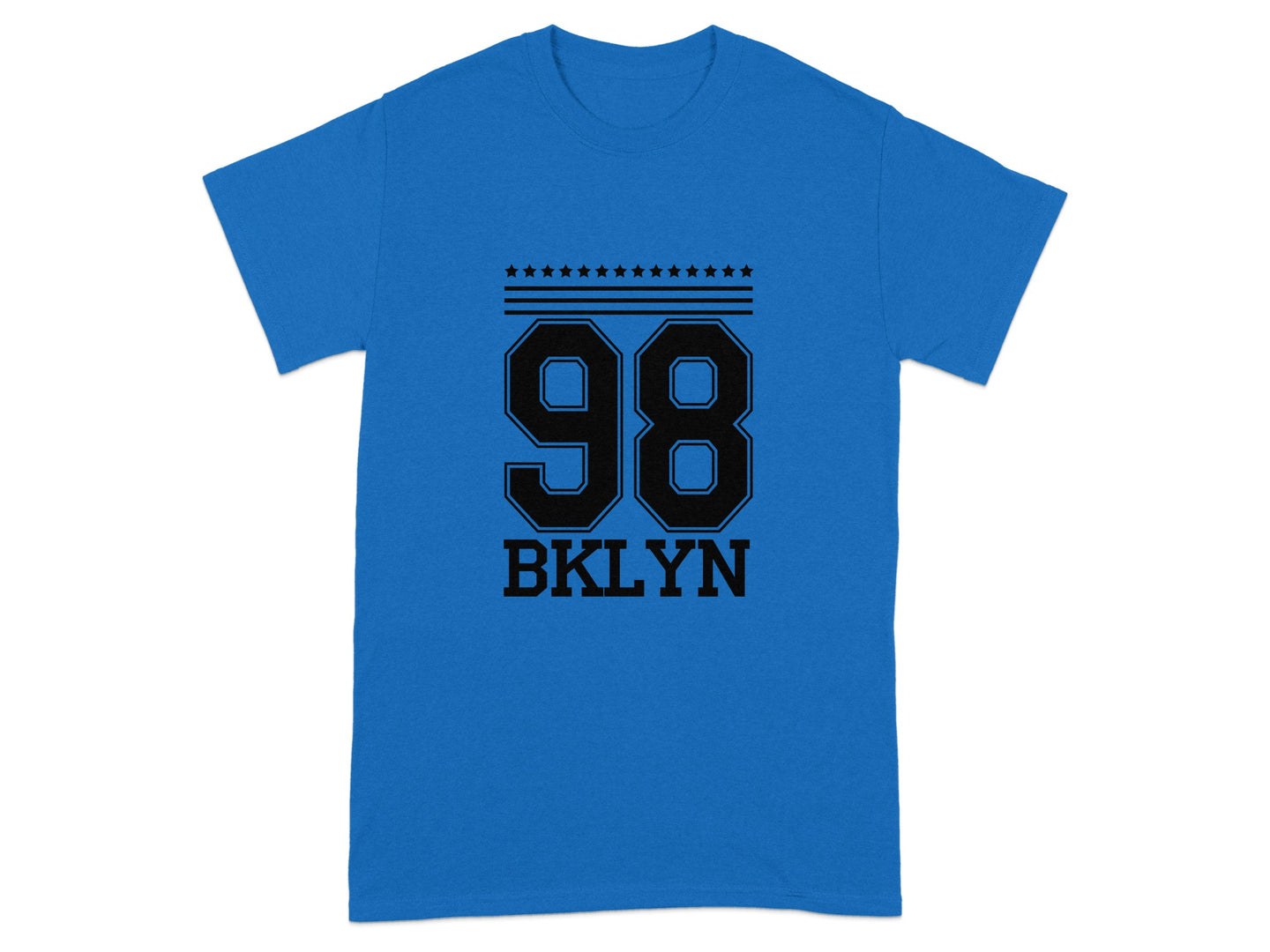 Bold Blue 98 BKLYN Graphic Tee Shirt