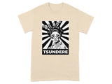 Stylish Graphic Design Tsundere Character T-shirt