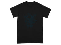 Gothic Skull and Flowers Graphic T-Shirt