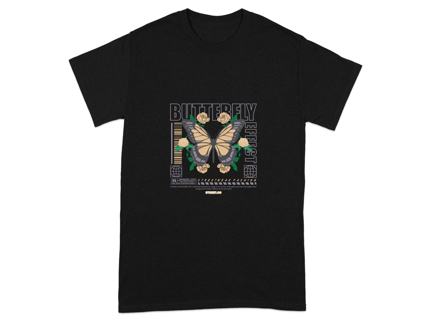 Butterfly Effect Graphic Print T-Shirt