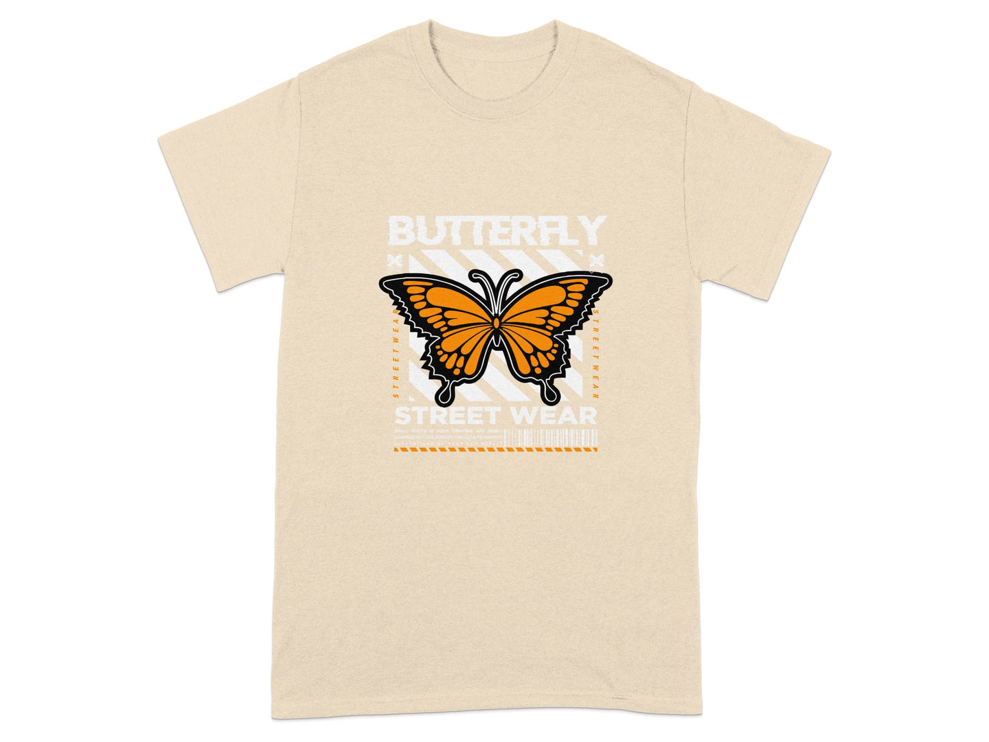Butterfly Street Wear Graphic T-Shirt for Trendy Style