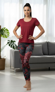 Crimson Blossom Harmony Spry Legging