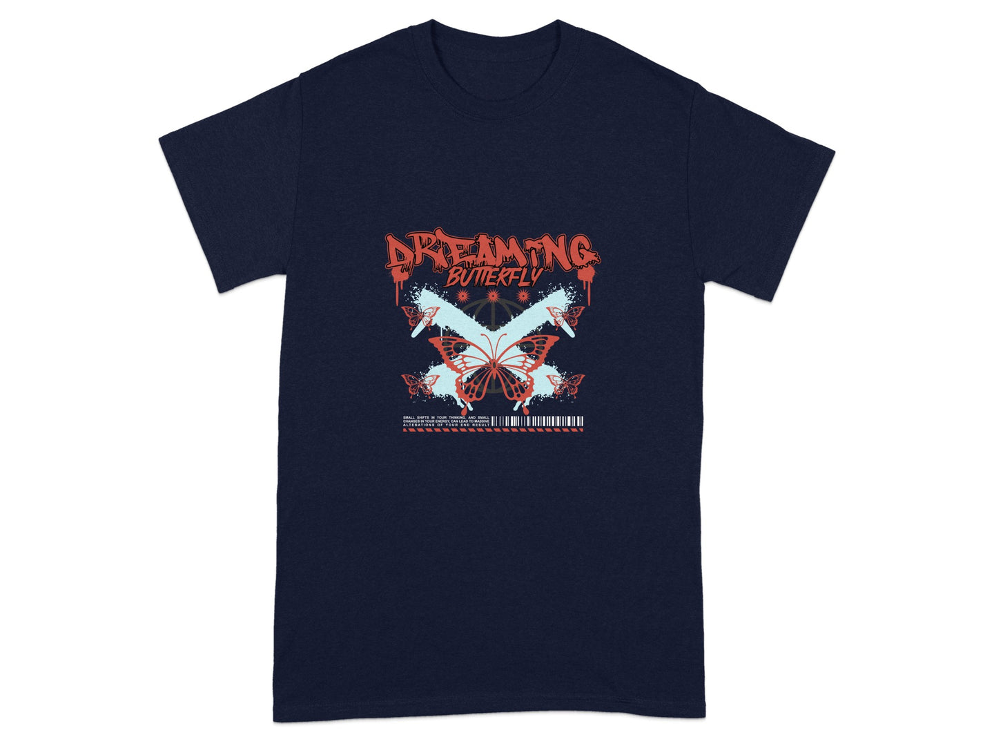 Dreaming Butterfly Graphic Tee Design
