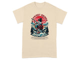 Sweet Geisha Artistic Print on Casual Fashion Shirt