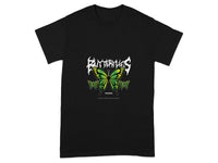 Graphic Butterfly Print Black T-Shirt Product